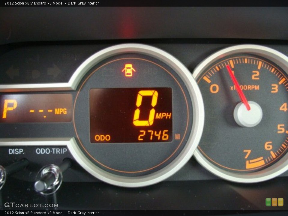 Dark Gray Interior Gauges for the 2012 Scion xB  #65956070