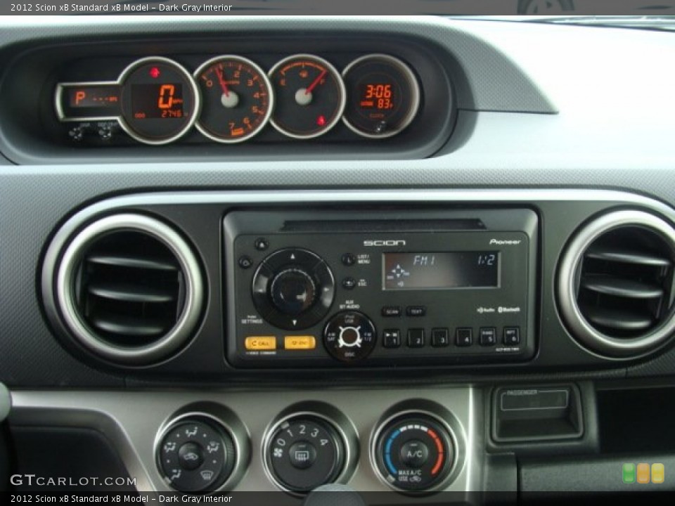 Dark Gray Interior Controls for the 2012 Scion xB  #65956079