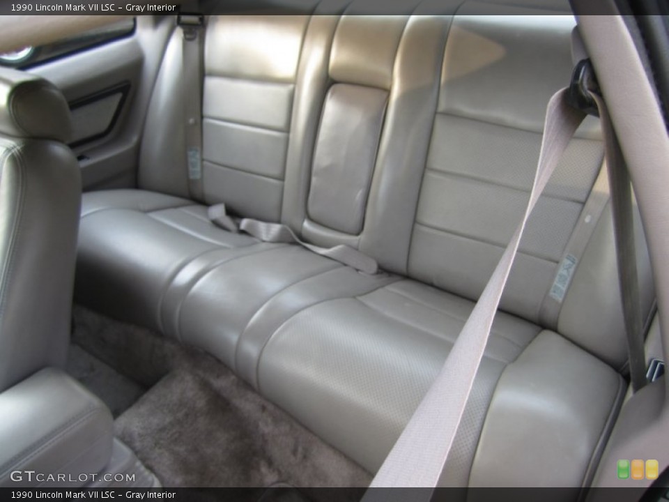 Gray Interior Photo for the 1990 Lincoln Mark VII LSC #65956603