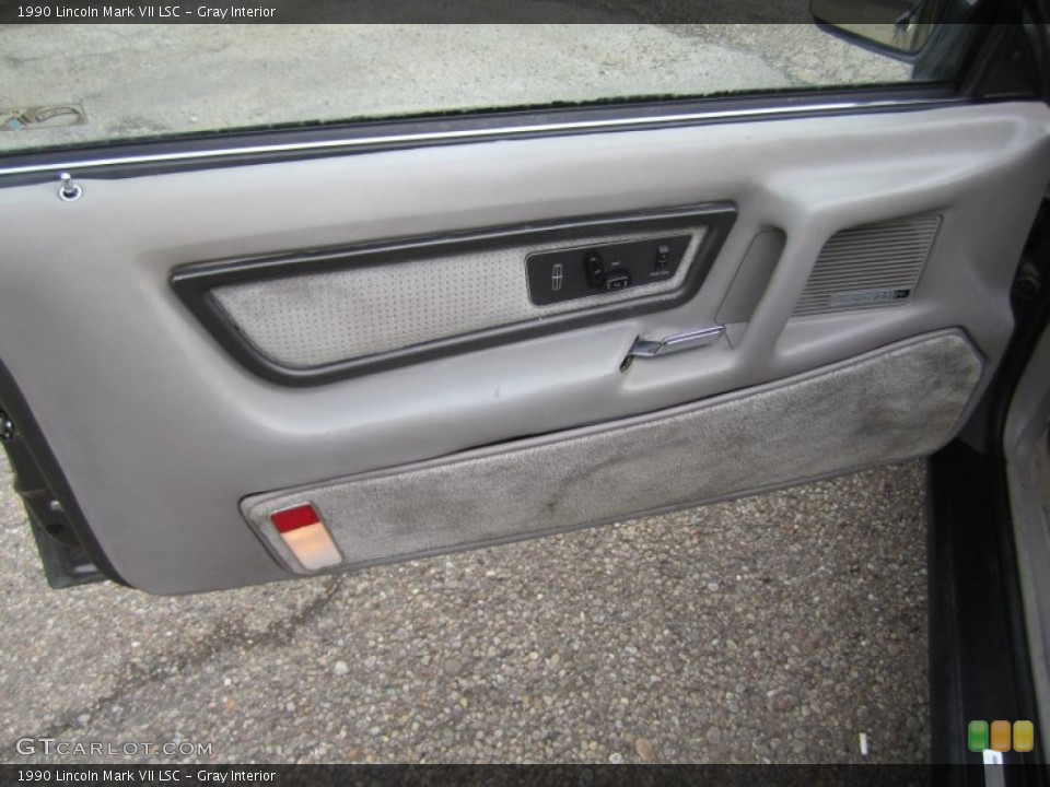 Gray Interior Door Panel for the 1990 Lincoln Mark VII LSC #65956610