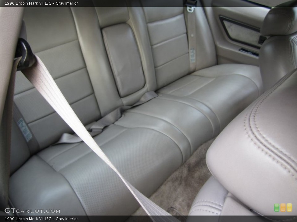 Gray Interior Photo for the 1990 Lincoln Mark VII LSC #65956652