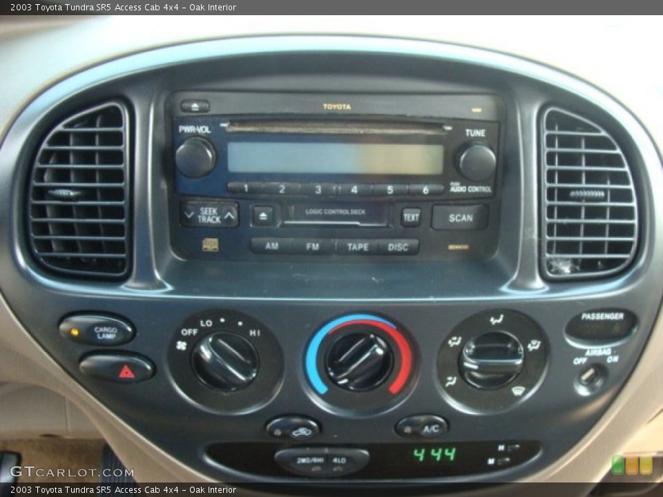 Oak Interior Controls for the 2003 Toyota Tundra SR5 Access Cab 4x4 #65957609