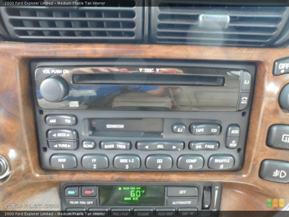 Medium Prairie Tan Interior Audio System for the 2000 Ford Explorer Limited #65958206
