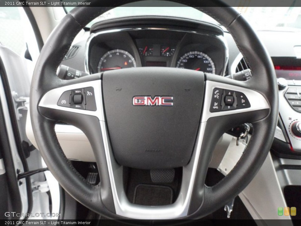 Light Titanium Interior Steering Wheel for the 2011 GMC Terrain SLT #65960543