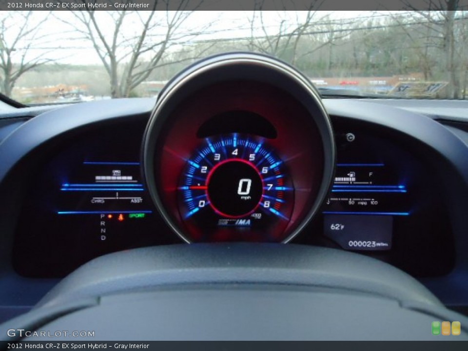 Gray Interior Gauges for the 2012 Honda CR-Z EX Sport Hybrid #65961755