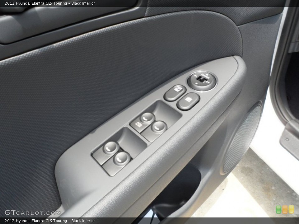 Black Interior Controls for the 2012 Hyundai Elantra GLS Touring #65962964