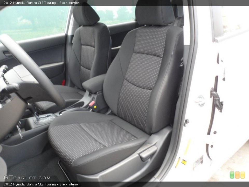Black Interior Front Seat for the 2012 Hyundai Elantra GLS Touring #65962973