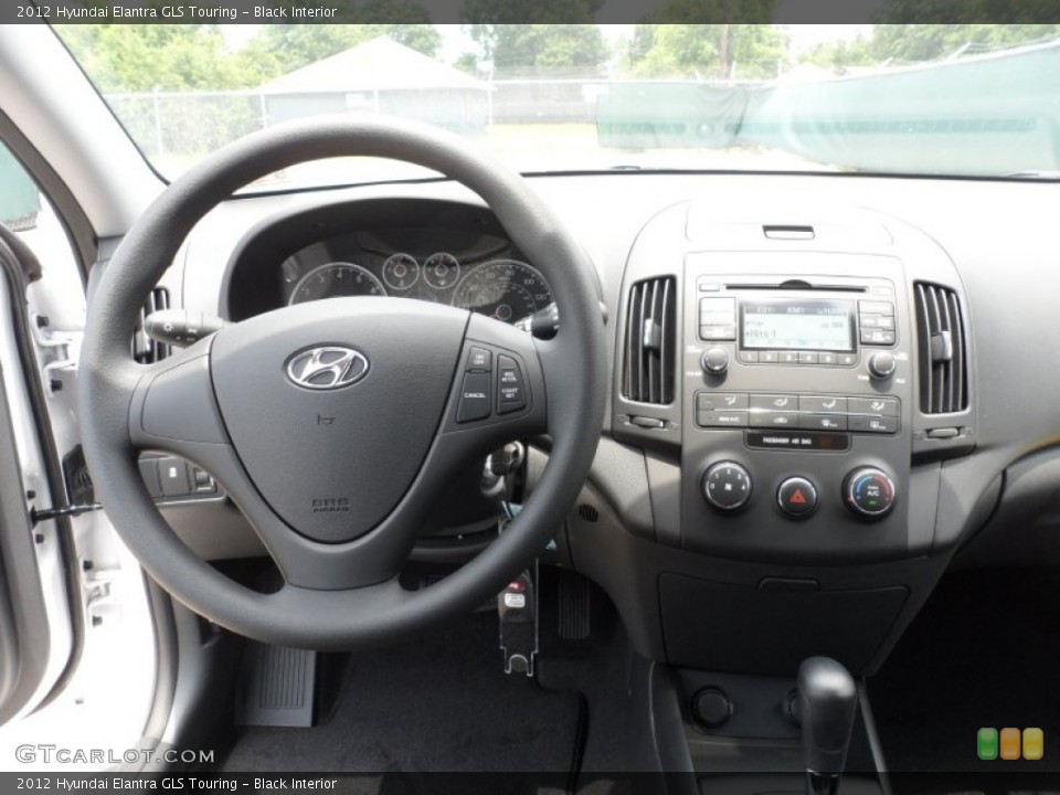 Black Interior Dashboard for the 2012 Hyundai Elantra GLS Touring #65962989