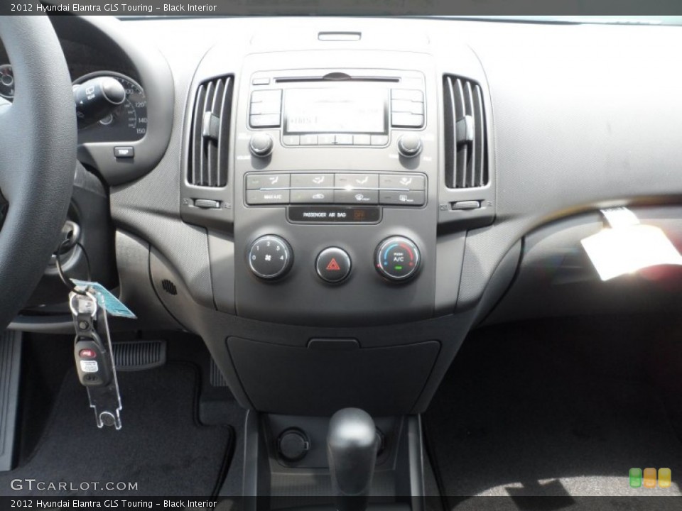 Black Interior Controls for the 2012 Hyundai Elantra GLS Touring #65962997