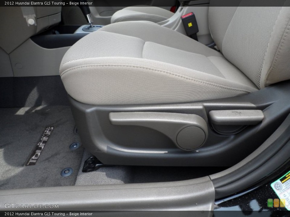 Beige Interior Front Seat for the 2012 Hyundai Elantra GLS Touring #65963297