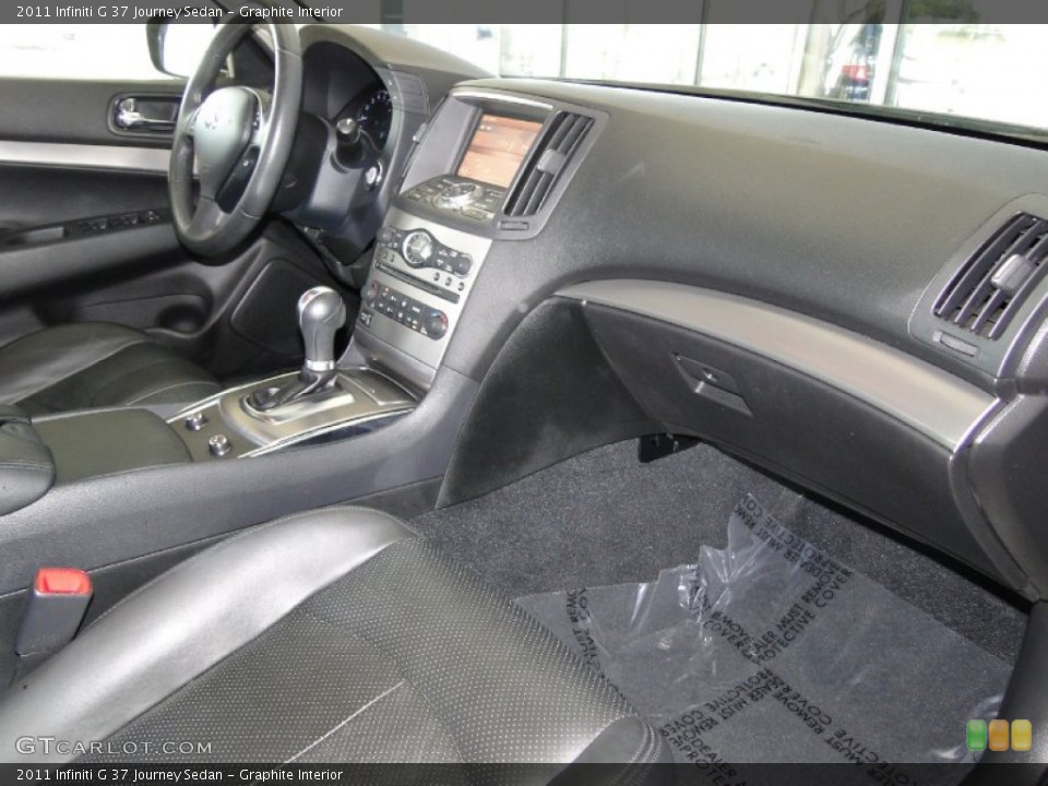 Graphite Interior Dashboard for the 2011 Infiniti G 37 Journey Sedan #65963417