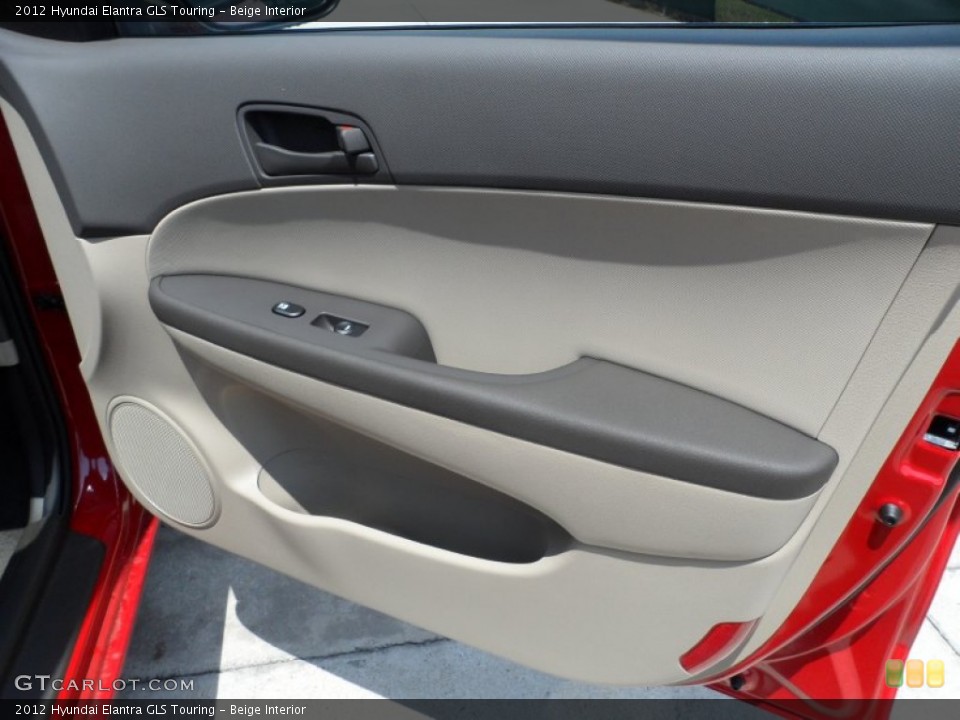 Beige Interior Door Panel for the 2012 Hyundai Elantra GLS Touring #65963540