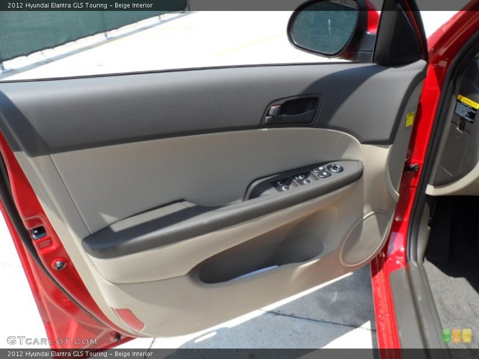 Beige Interior Door Panel for the 2012 Hyundai Elantra GLS Touring #65963591