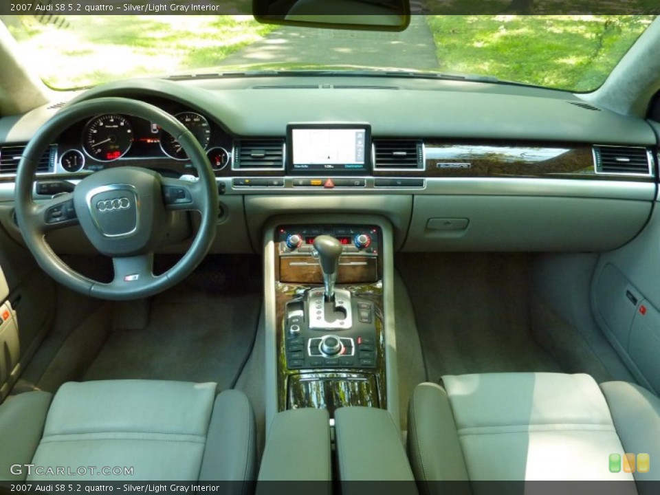 Silver Light Gray Interior Dashboard For The 2007 Audi S8
