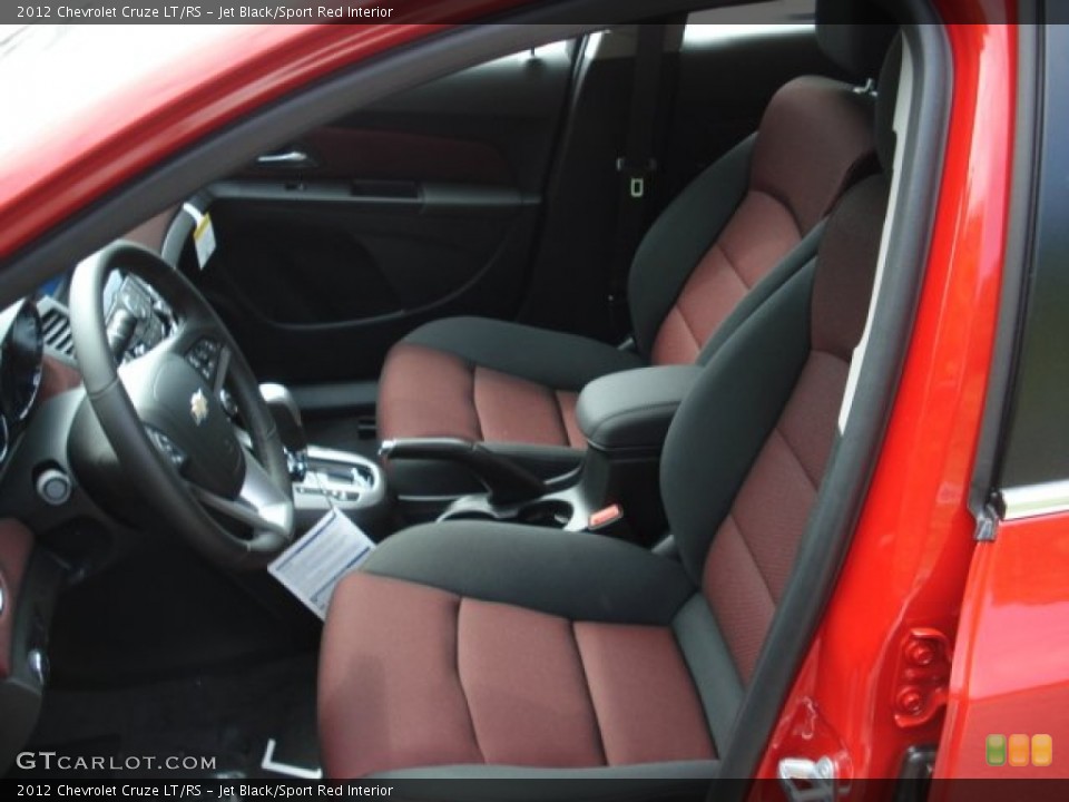 Jet Black/Sport Red Interior Photo for the 2012 Chevrolet Cruze LT/RS #65969354