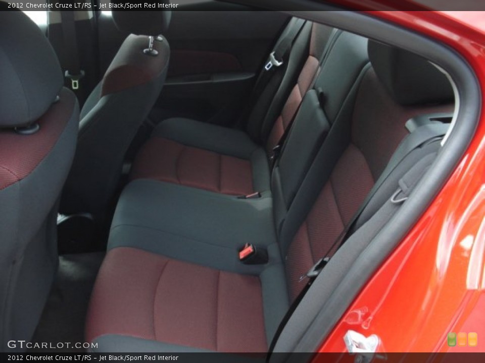 Jet Black/Sport Red Interior Photo for the 2012 Chevrolet Cruze LT/RS #65969360
