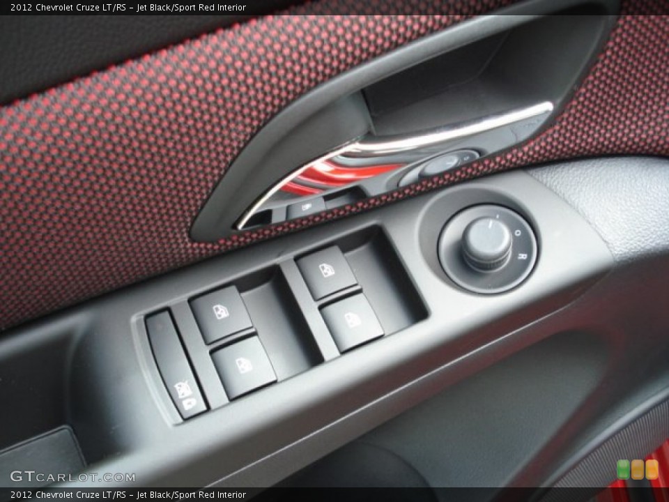 Jet Black/Sport Red Interior Controls for the 2012 Chevrolet Cruze LT/RS #65969366