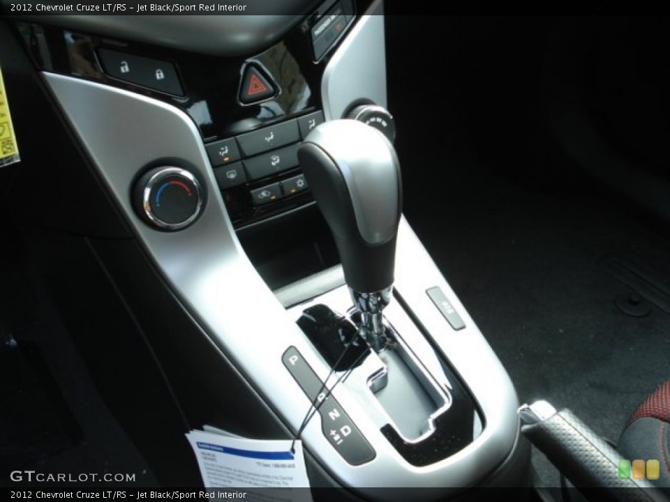 Jet Black/Sport Red Interior Transmission for the 2012 Chevrolet Cruze LT/RS #65969372