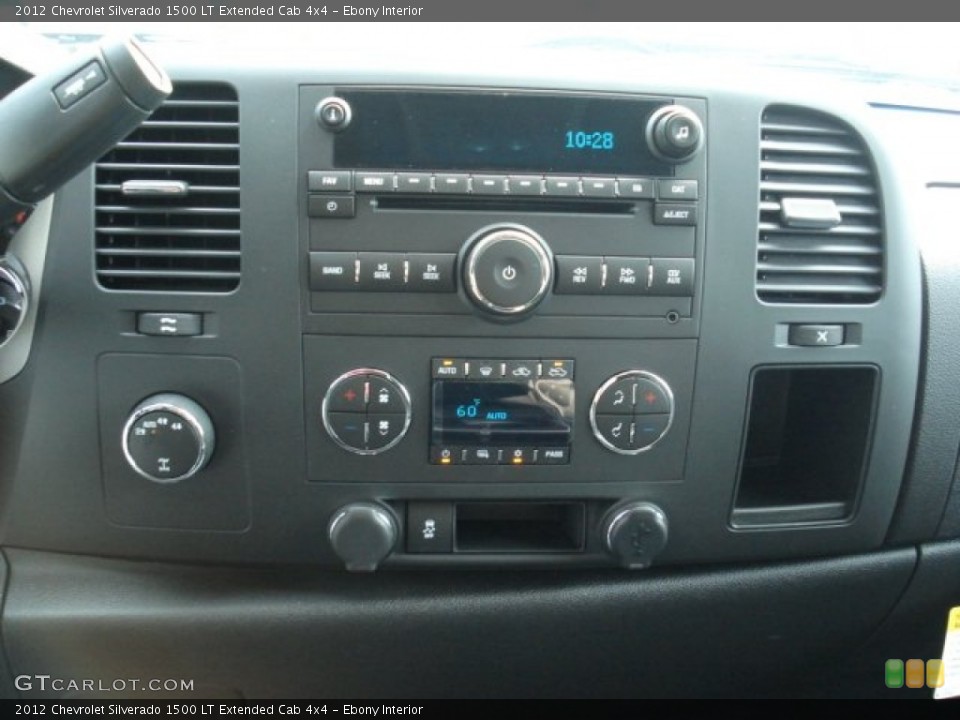 Ebony Interior Controls for the 2012 Chevrolet Silverado 1500 LT Extended Cab 4x4 #65969549