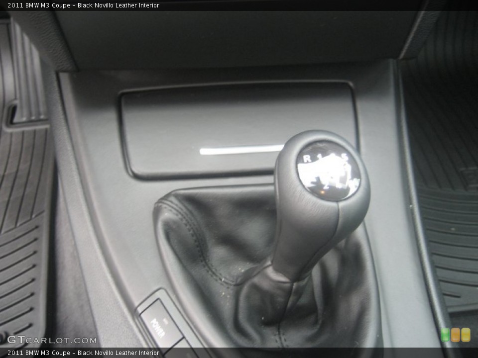 Black Novillo Leather Interior Transmission for the 2011 BMW M3 Coupe #65975427