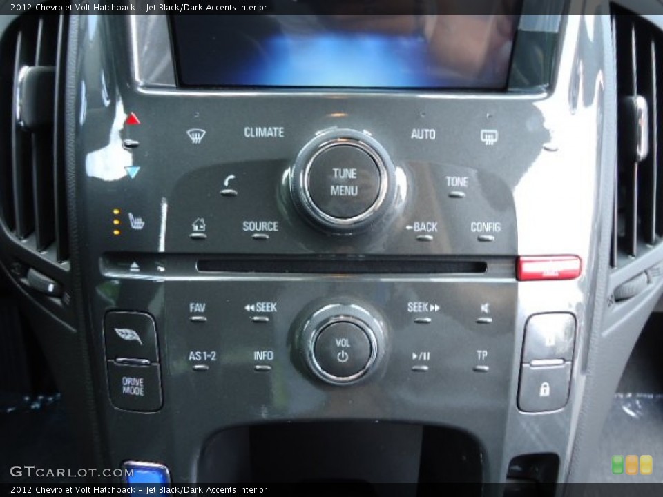 Jet Black/Dark Accents Interior Controls for the 2012 Chevrolet Volt Hatchback #65981535