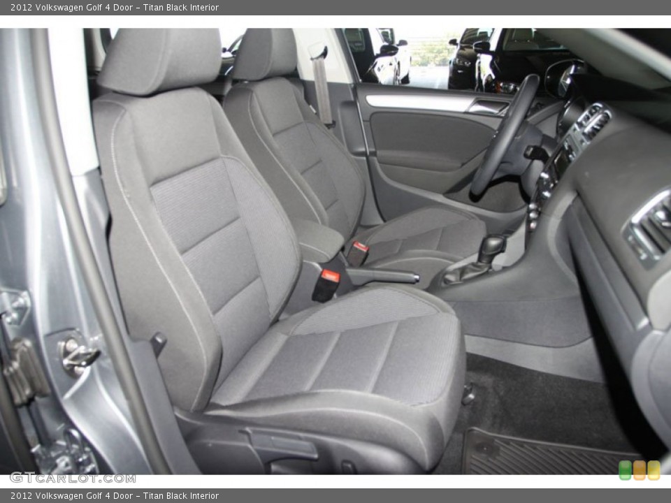 Titan Black Interior Photo for the 2012 Volkswagen Golf 4 Door #65984715