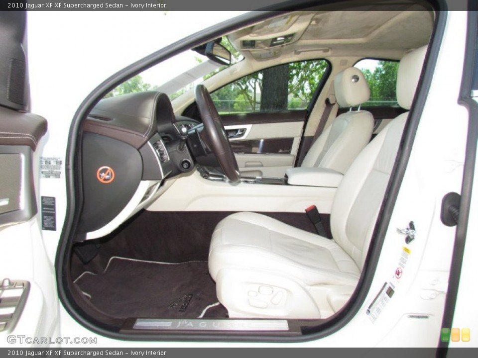 Ivory Interior Photo for the 2010 Jaguar XF XF Supercharged Sedan #65990910
