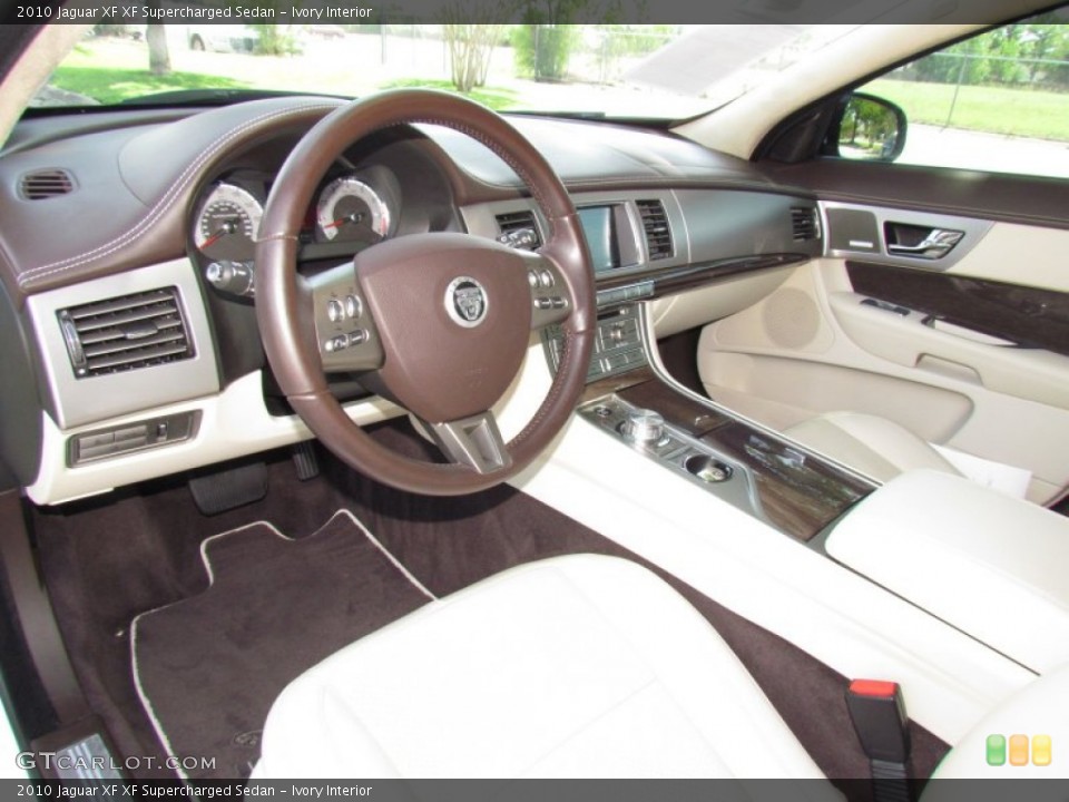 Ivory Interior Prime Interior for the 2010 Jaguar XF XF Supercharged Sedan #65990934