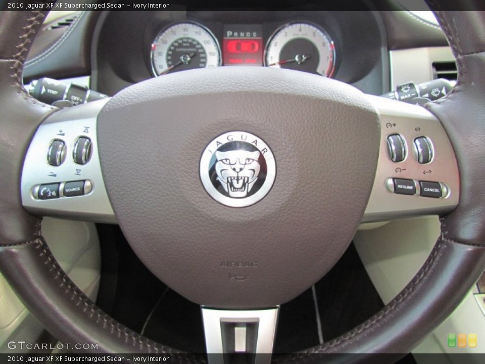 Ivory Interior Steering Wheel for the 2010 Jaguar XF XF Supercharged Sedan #65990967