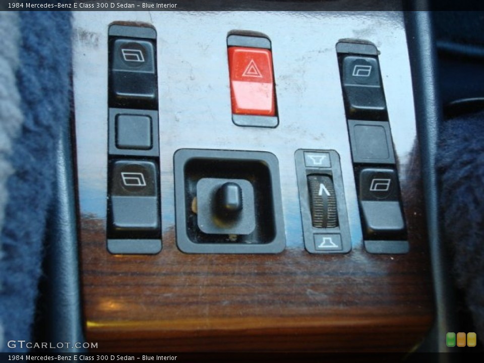 Blue Interior Controls for the 1984 Mercedes-Benz E Class 300 D Sedan #65993439
