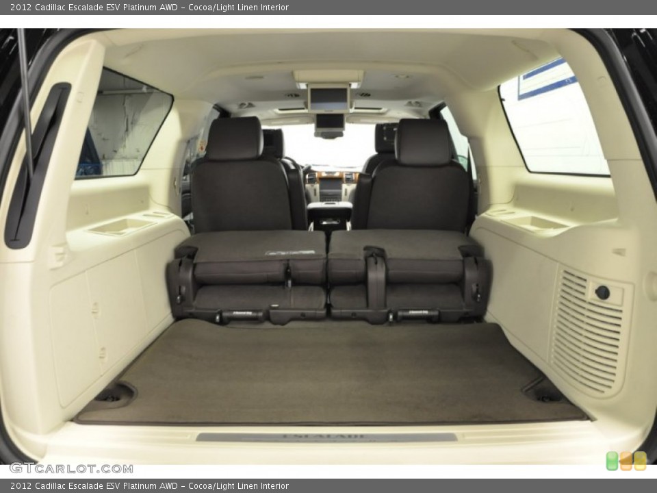 Cocoa/Light Linen Interior Trunk for the 2012 Cadillac Escalade ESV Platinum AWD #65994975