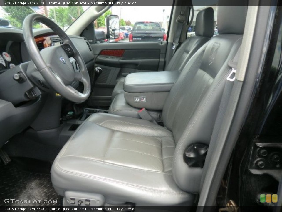 Medium Slate Gray Interior Photo for the 2006 Dodge Ram 3500 Laramie Quad Cab 4x4 #65997512