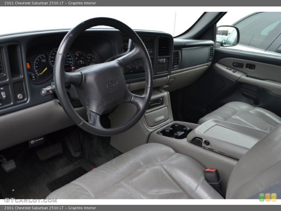 Graphite Interior Photo for the 2001 Chevrolet Suburban 2500 LT #66001461
