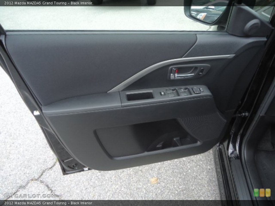 Black Interior Door Panel for the 2012 Mazda MAZDA5 Grand Touring #66001971