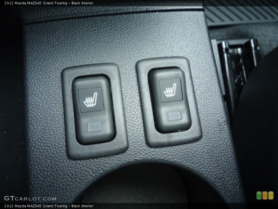 Black Interior Controls for the 2012 Mazda MAZDA5 Grand Touring #66002007