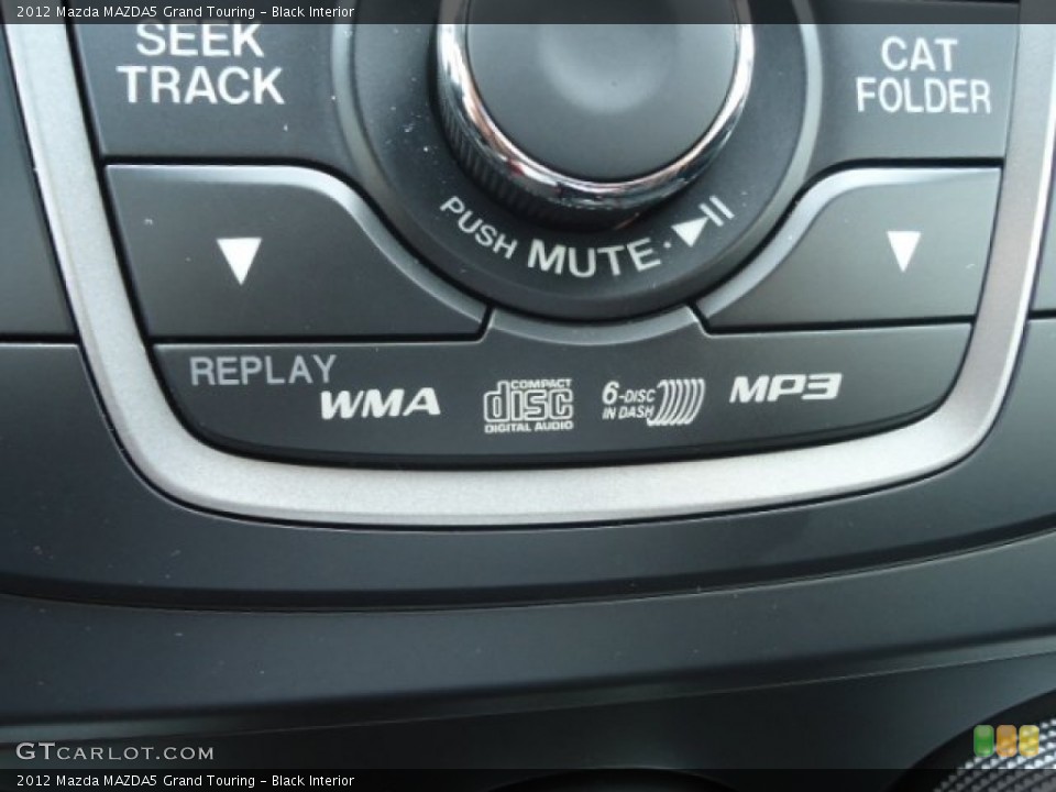 Black Interior Controls for the 2012 Mazda MAZDA5 Grand Touring #66002010
