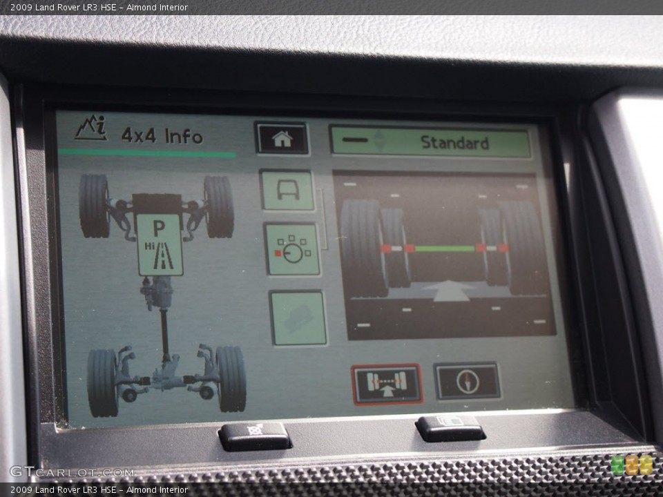 Almond Interior Controls for the 2009 Land Rover LR3 HSE #66003762