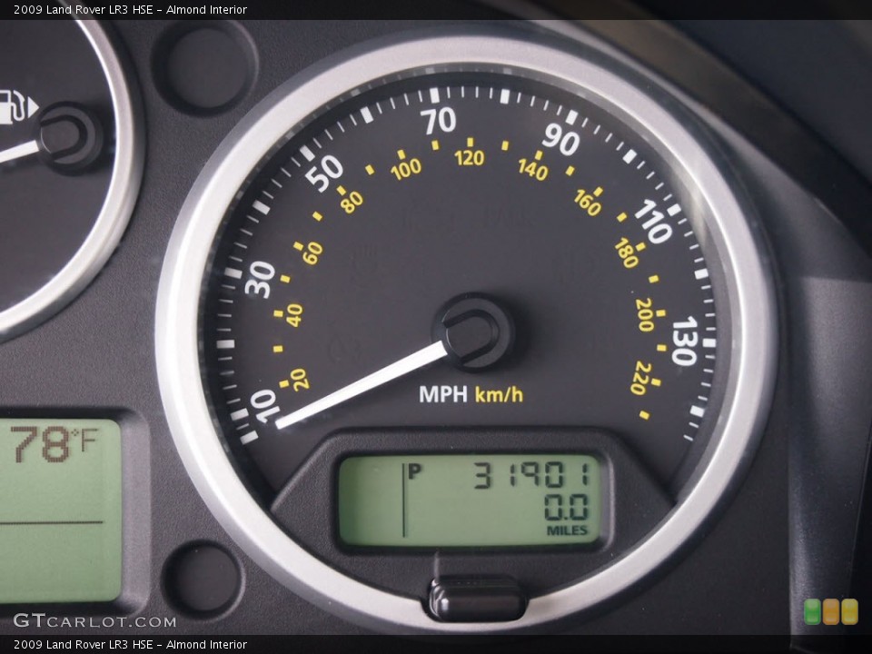 Almond Interior Gauges for the 2009 Land Rover LR3 HSE #66003852