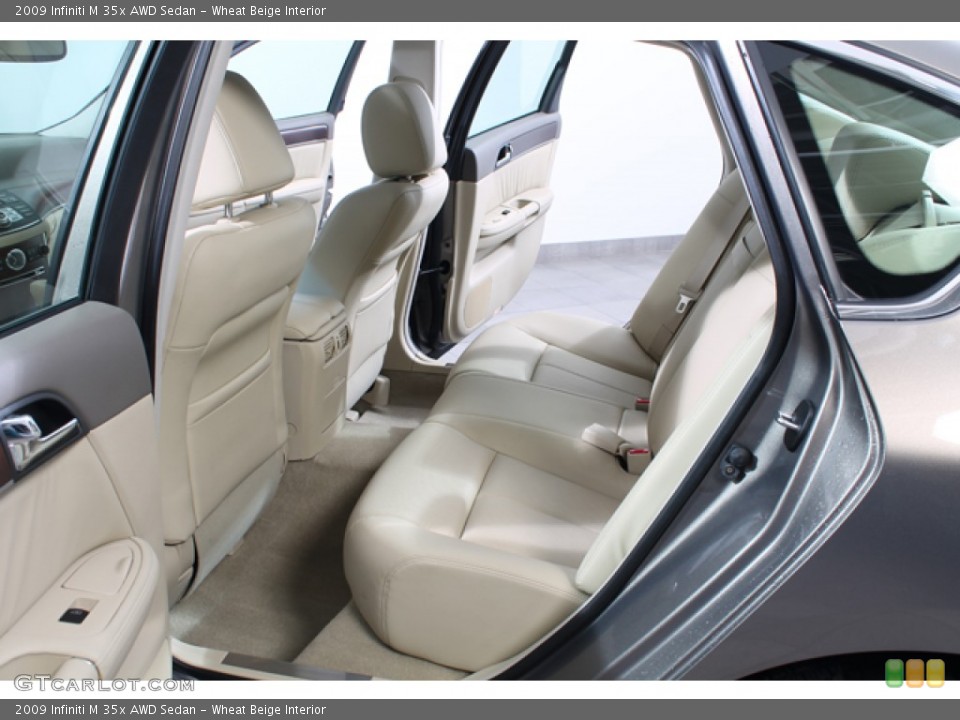 Wheat Beige Interior Photo for the 2009 Infiniti M 35x AWD Sedan #66007029