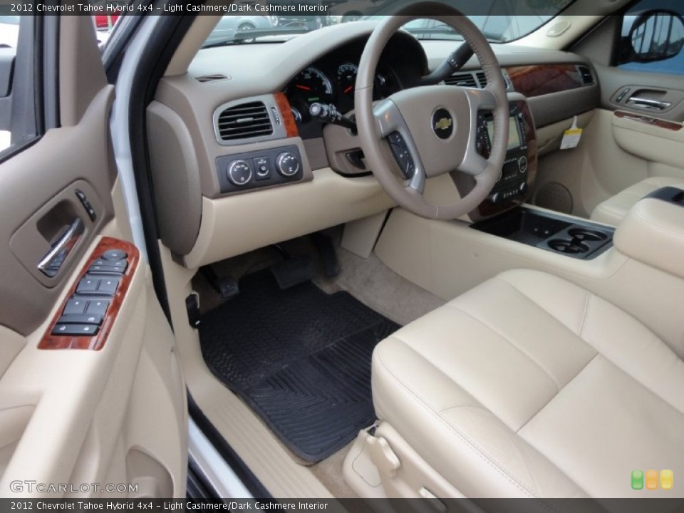Light Cashmere/Dark Cashmere Interior Photo for the 2012 Chevrolet Tahoe Hybrid 4x4 #66009292