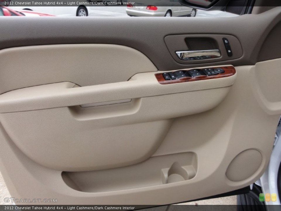 Light Cashmere/Dark Cashmere Interior Door Panel for the 2012 Chevrolet Tahoe Hybrid 4x4 #66009303