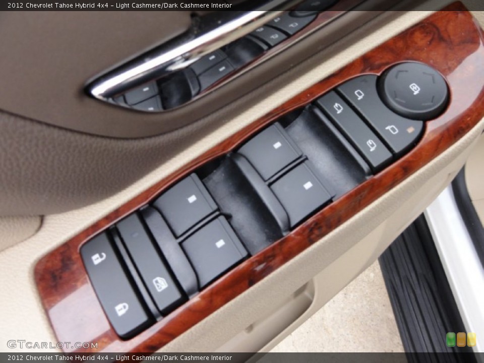 Light Cashmere/Dark Cashmere Interior Controls for the 2012 Chevrolet Tahoe Hybrid 4x4 #66009312