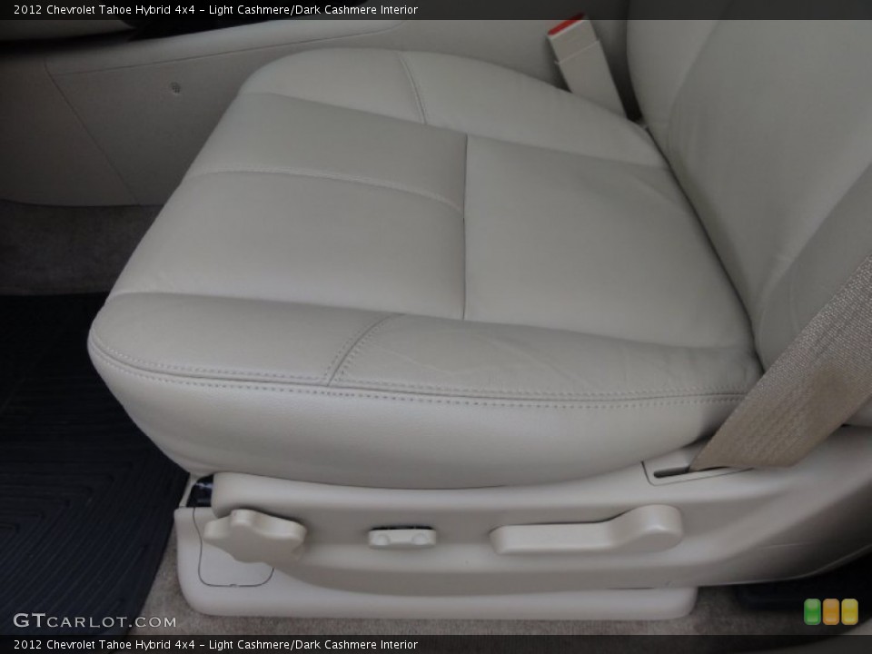 Light Cashmere/Dark Cashmere Interior Front Seat for the 2012 Chevrolet Tahoe Hybrid 4x4 #66009330