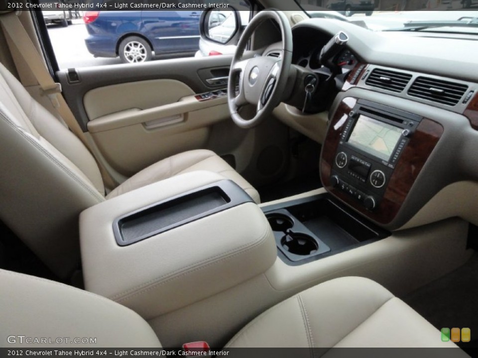 Light Cashmere/Dark Cashmere Interior Photo for the 2012 Chevrolet Tahoe Hybrid 4x4 #66009354