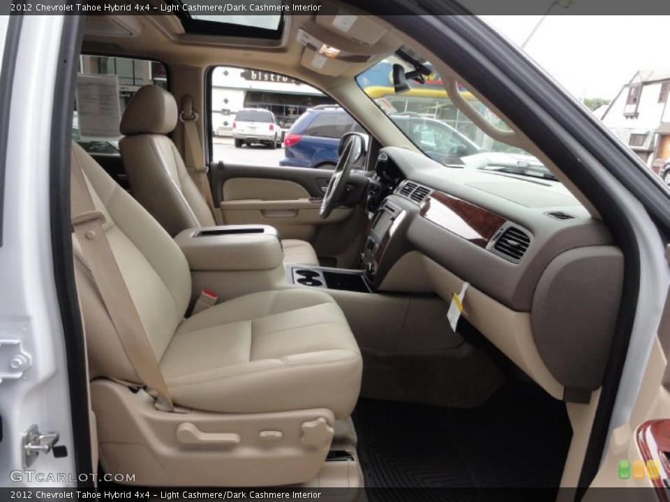 Light Cashmere/Dark Cashmere Interior Photo for the 2012 Chevrolet Tahoe Hybrid 4x4 #66009363