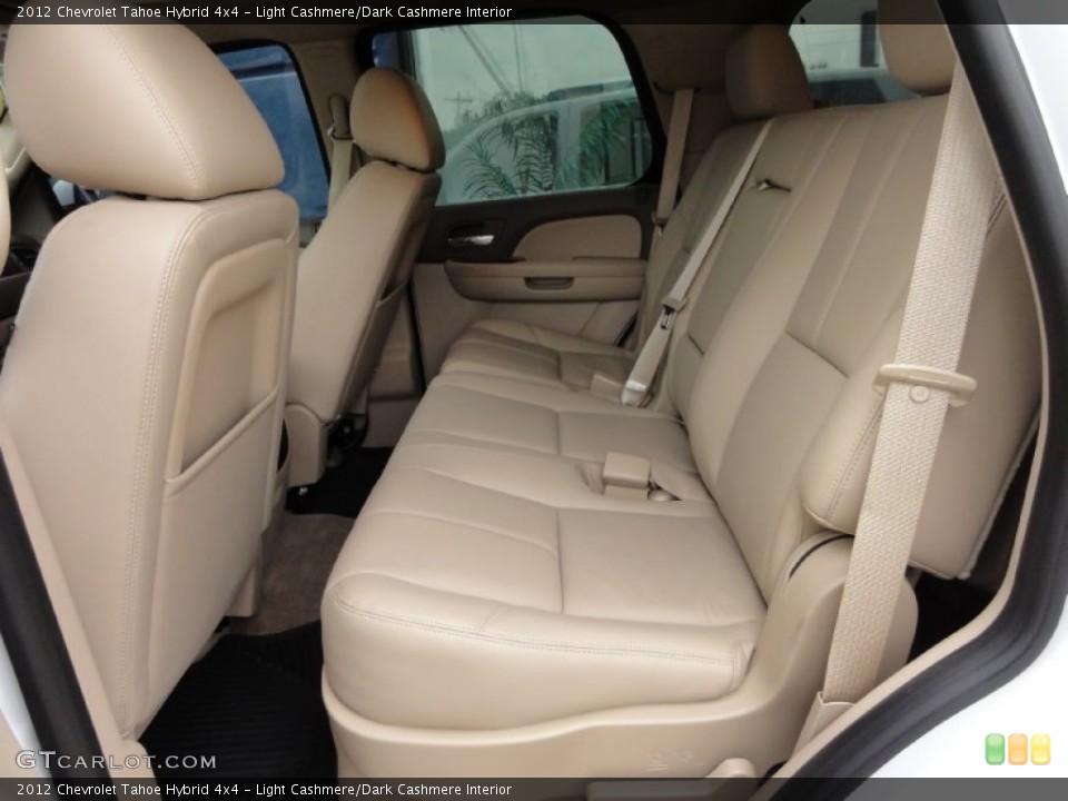 Light Cashmere/Dark Cashmere Interior Rear Seat for the 2012 Chevrolet Tahoe Hybrid 4x4 #66009402