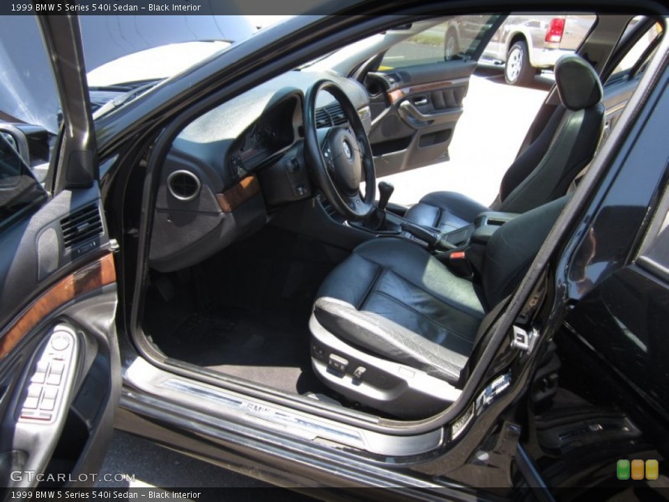 Black Interior Photo for the 1999 BMW 5 Series 540i Sedan #66011433