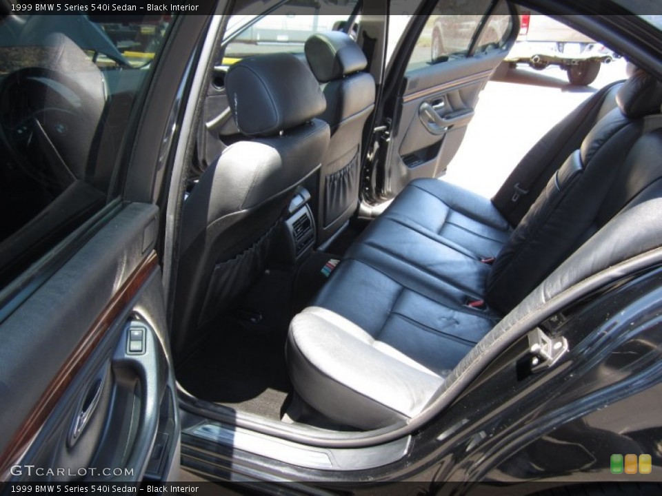 Black Interior Photo for the 1999 BMW 5 Series 540i Sedan #66011448