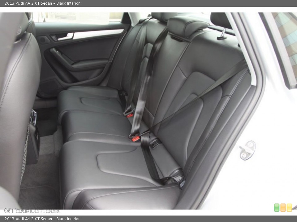 Black Interior Rear Seat for the 2013 Audi A4 2.0T Sedan #66013563