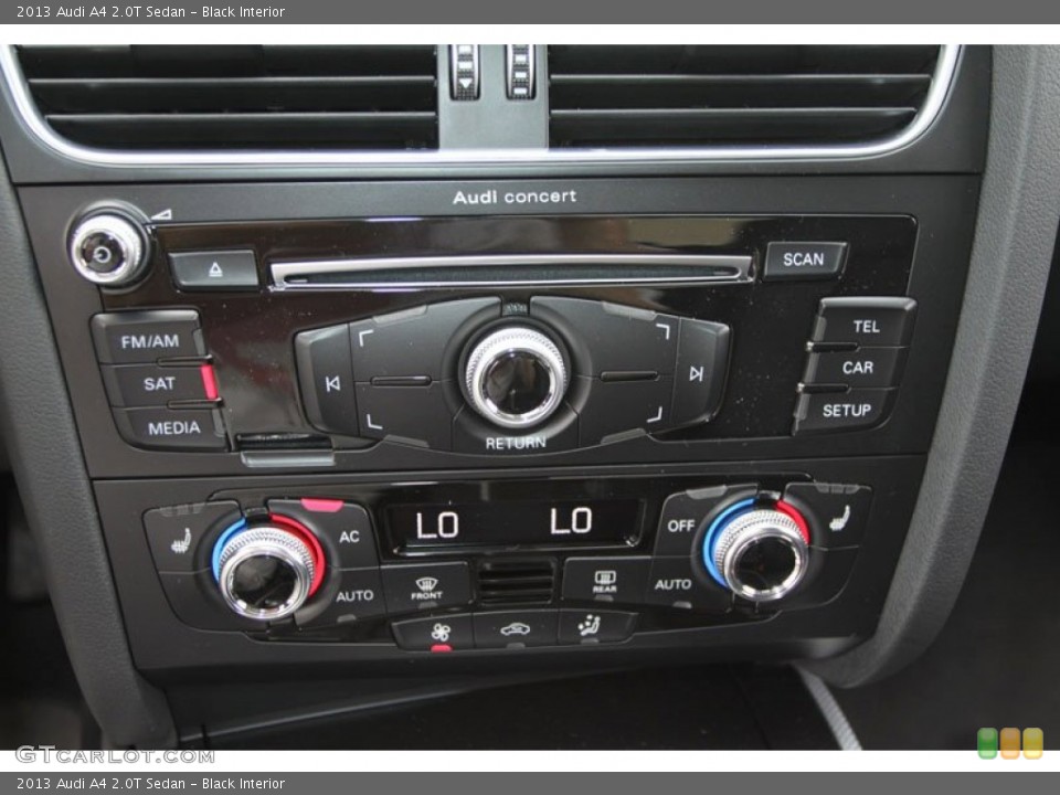 Black Interior Controls for the 2013 Audi A4 2.0T Sedan #66013596